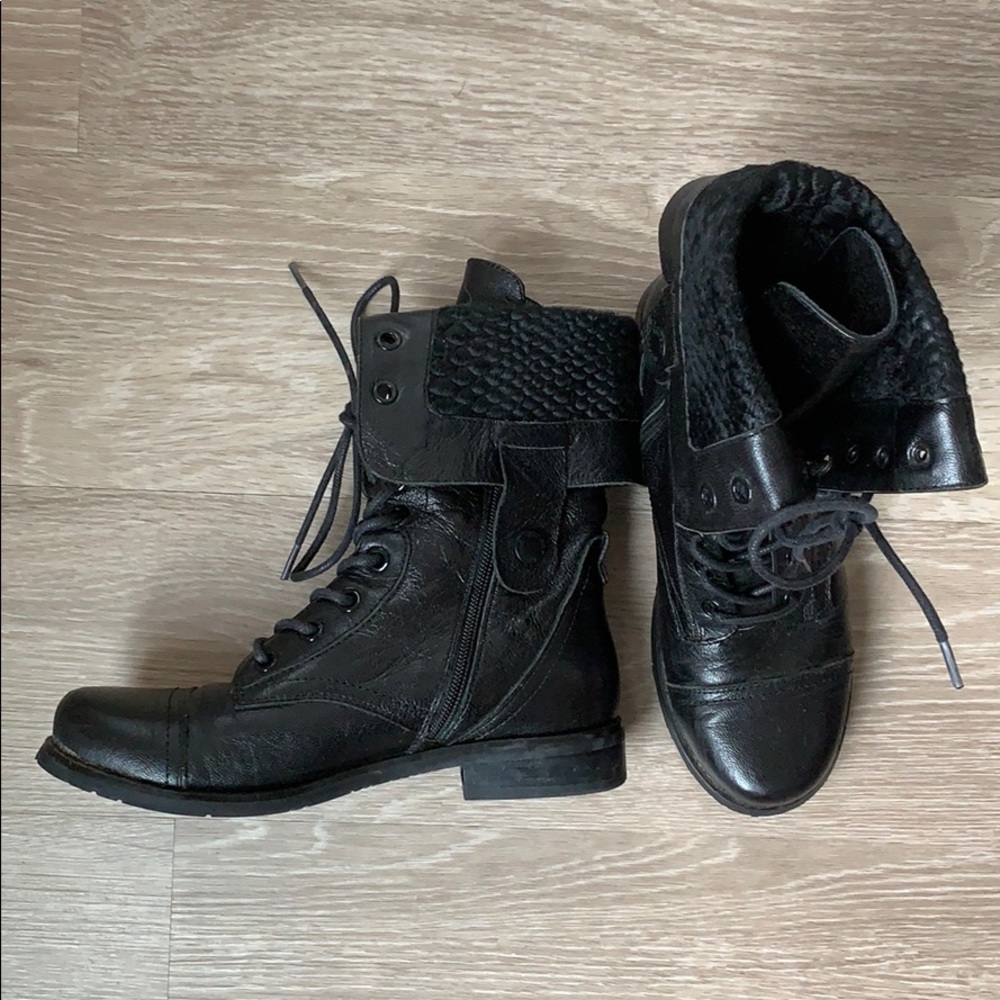 Black Leather Rudsak boot - Picture 2 of 7